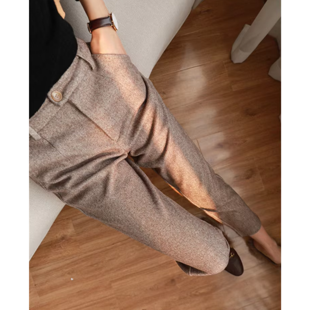 Serena High-Waist Trousers