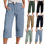 Olivyra | Lightweight Cropped Pants