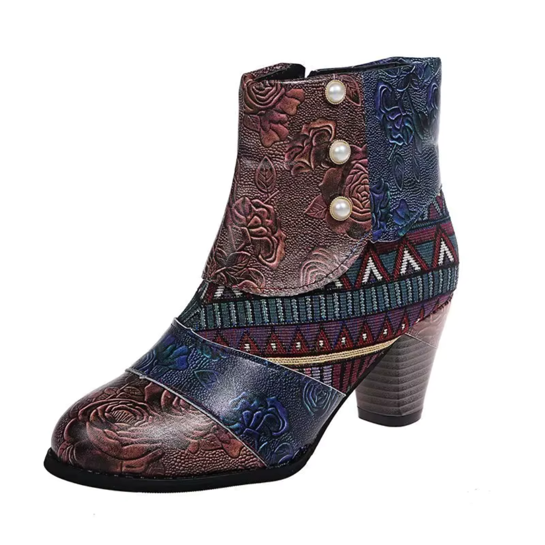 Margaret Boho Patchwork Boots