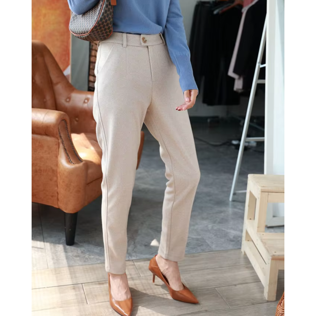 Serena High-Waist Trousers