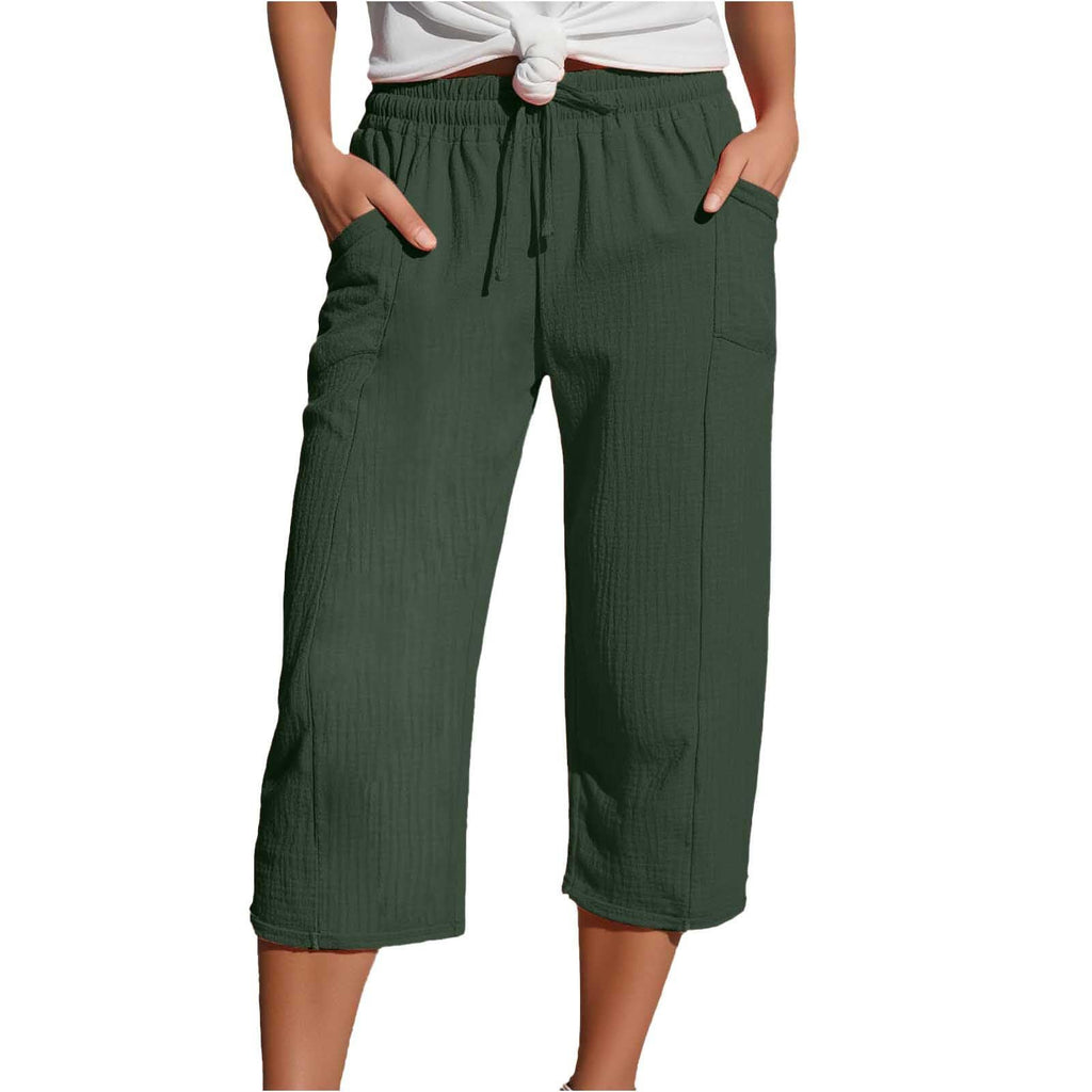 Olivyra | Lightweight Cropped Pants