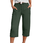 Olivyra | Lightweight Cropped Pants