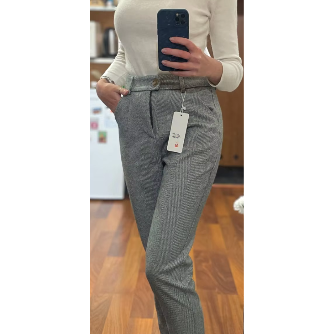 Serena High-Waist Trousers