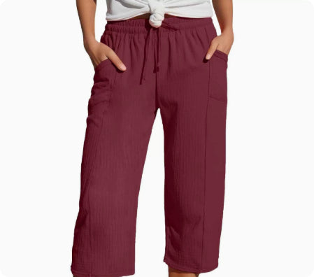 Olivyra | Lightweight Cropped Pants