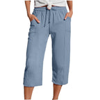 Olivyra | Lightweight Cropped Pants