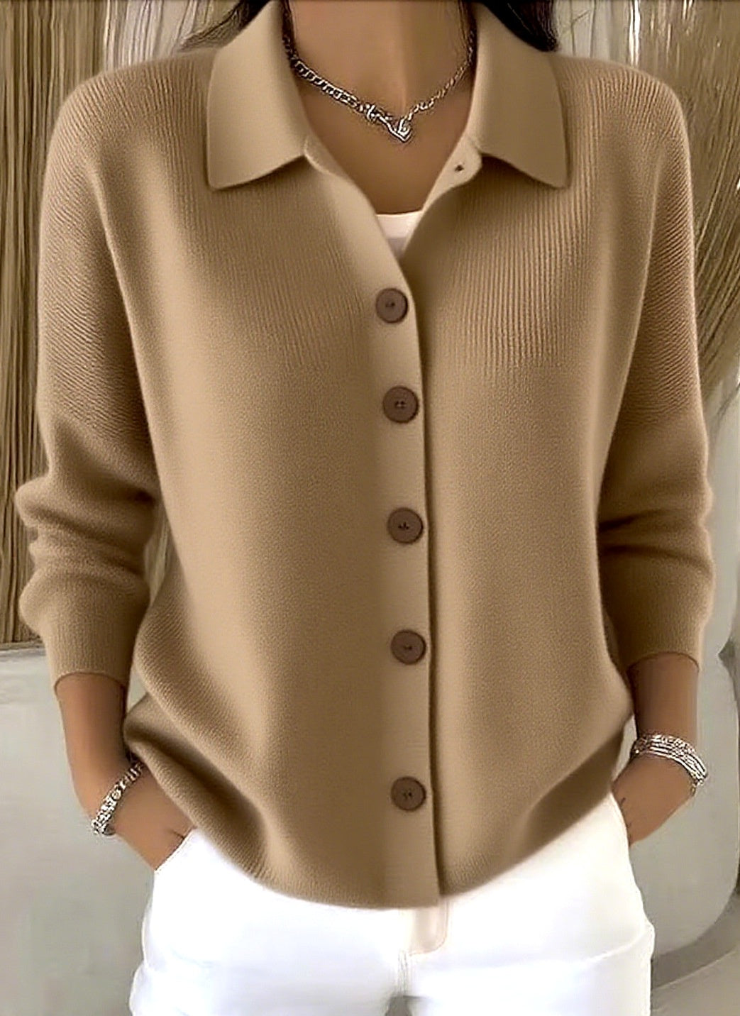 Omfi | Button-Up Knit