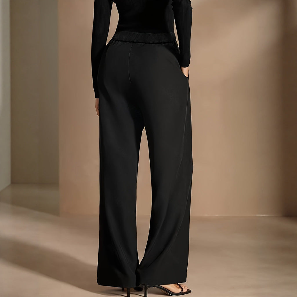 Patchwork Cropped Casual Trousers