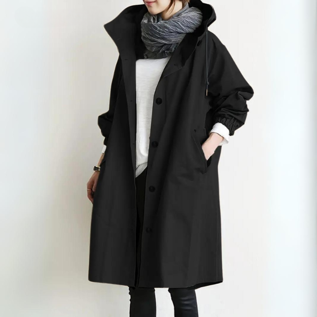 Elise Oversized Hooded Coat