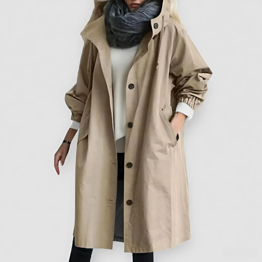 Elise Oversized Hooded Coat