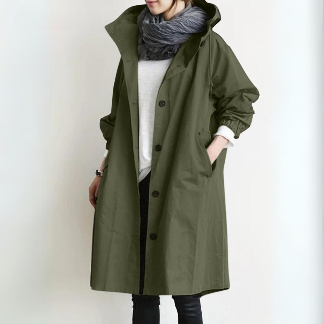 Elise Manteau Oversize à Capuche