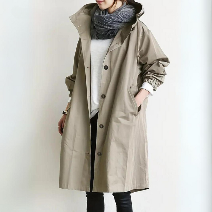 Elise Oversized Hooded Coat