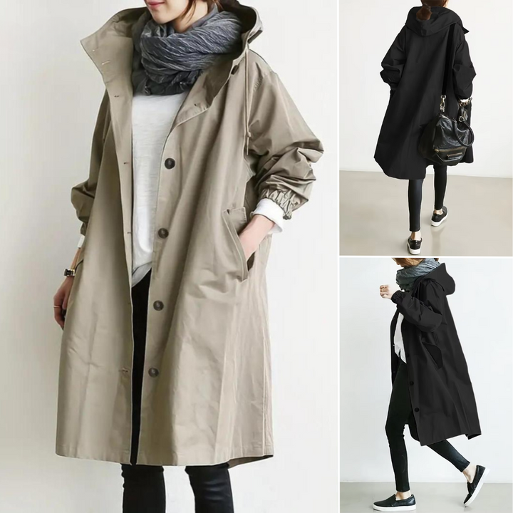 Elise Oversized Hooded Coat