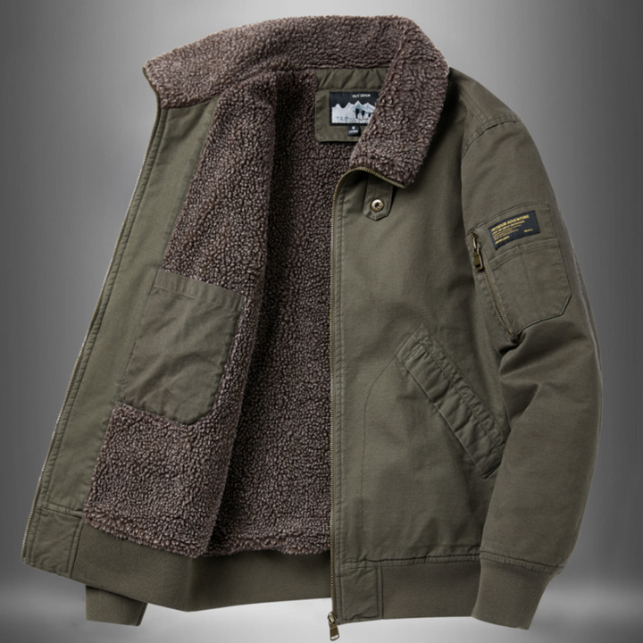 Zander Fleece-Lined Utility Jacket