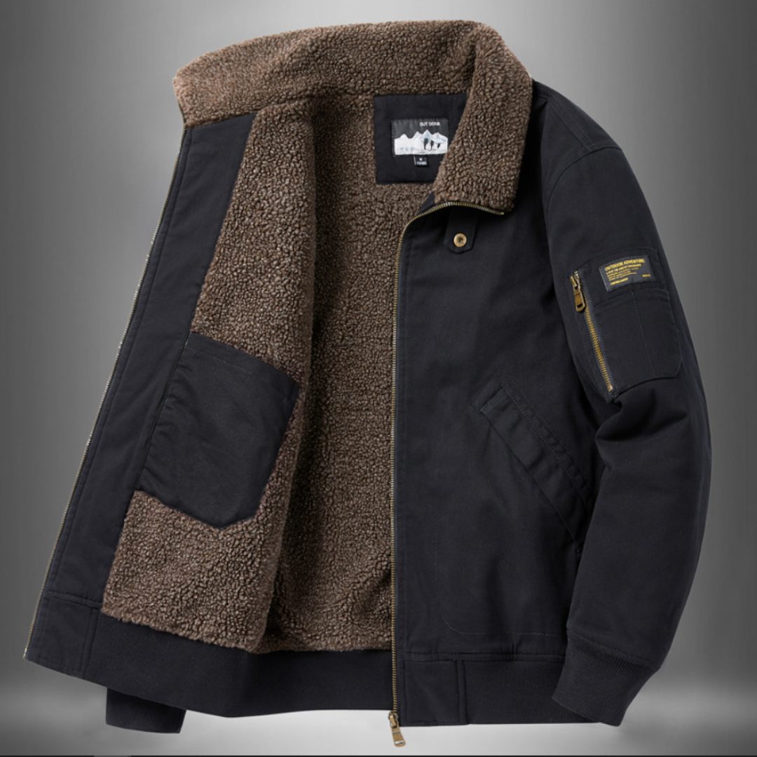 Zander Fleece-Lined Utility Jacket