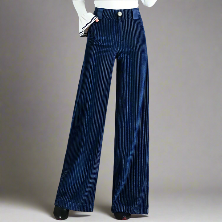 Selene Wide-Leg Corduroy Trousers