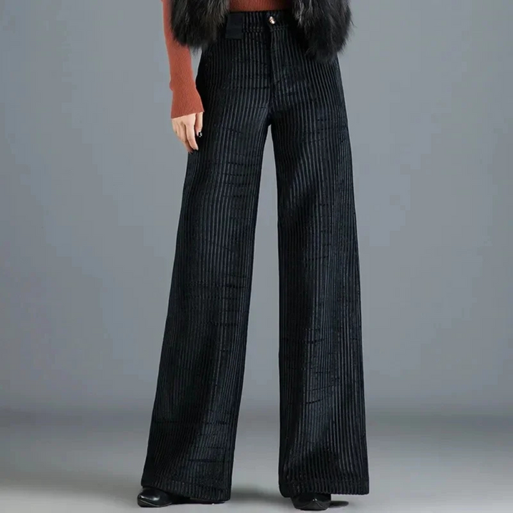 Selene Wide-Leg Corduroy Trousers