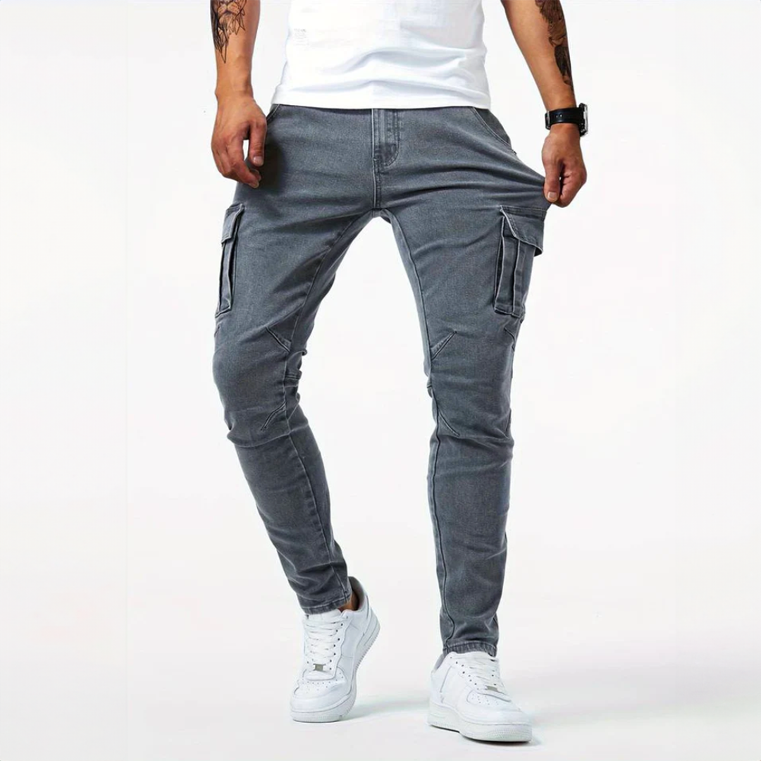 Leon Stretchable Cargo Jeans