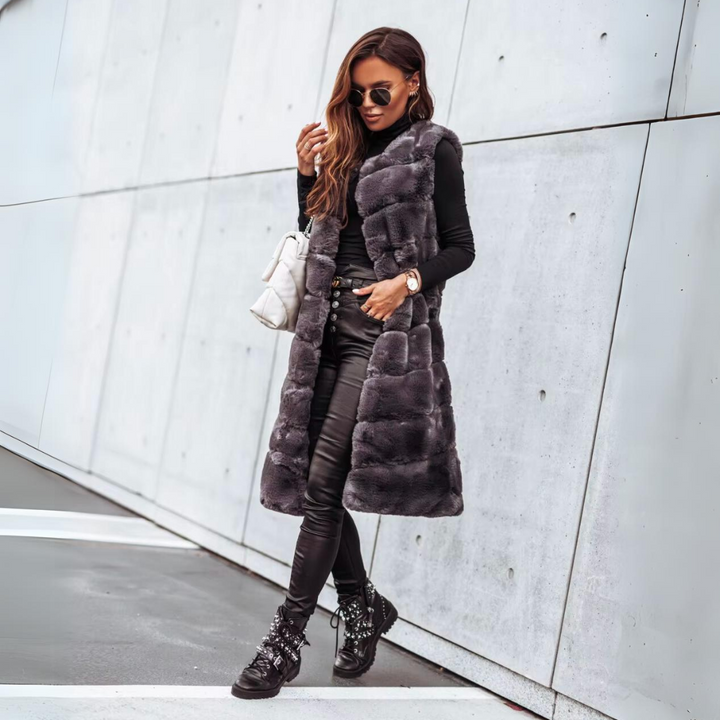 Seraphina Elegant Fur Vest