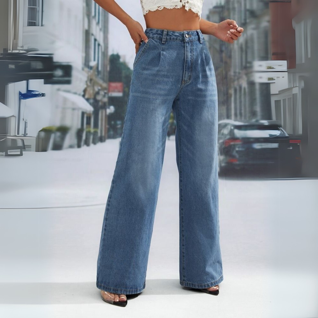 Eloise Stylish Wide Leg Jeans