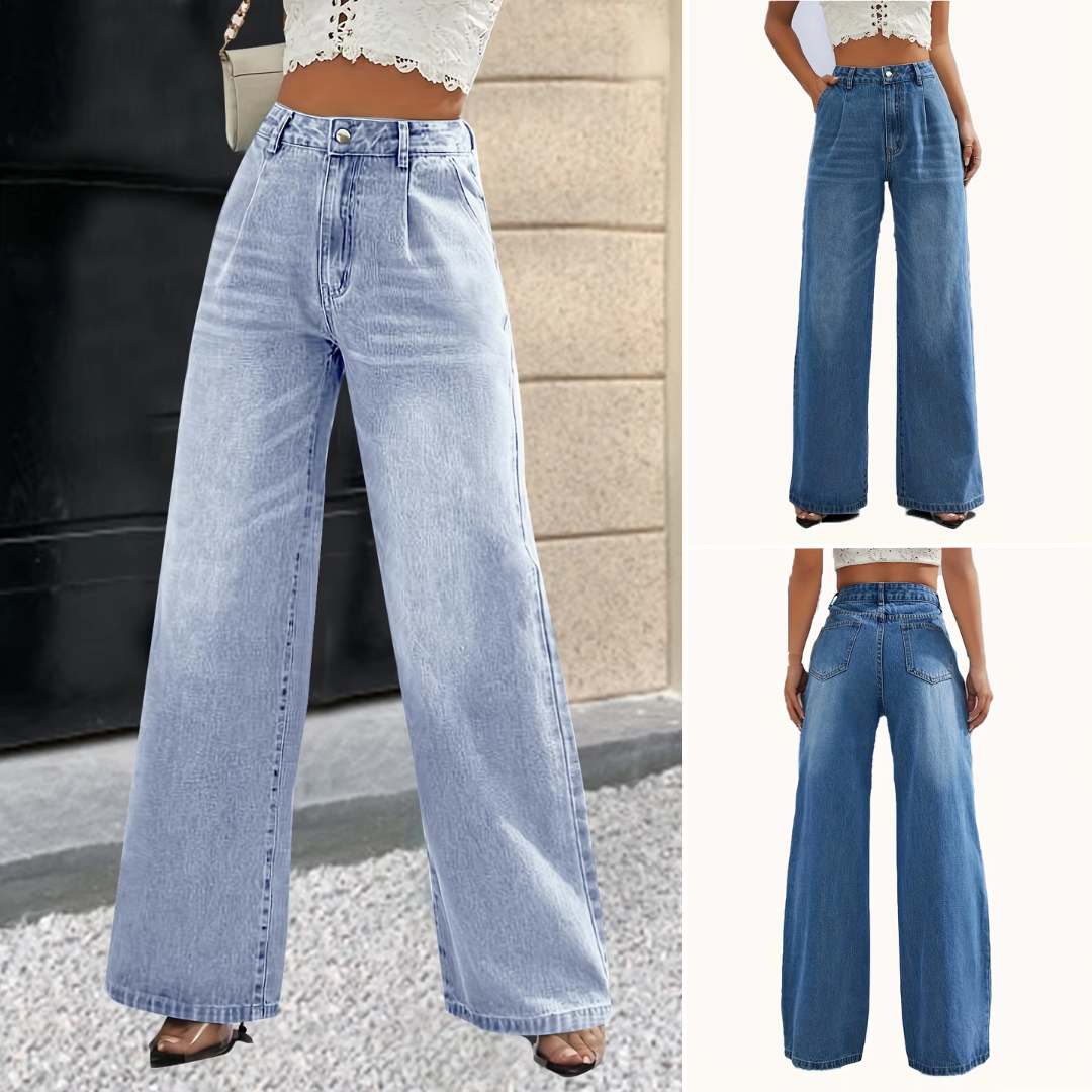 Eloise Stylish Wide Leg Jeans