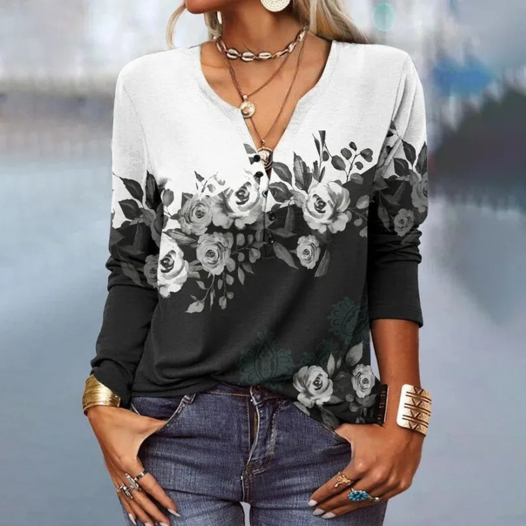 Louisa Chic Printed Blouse