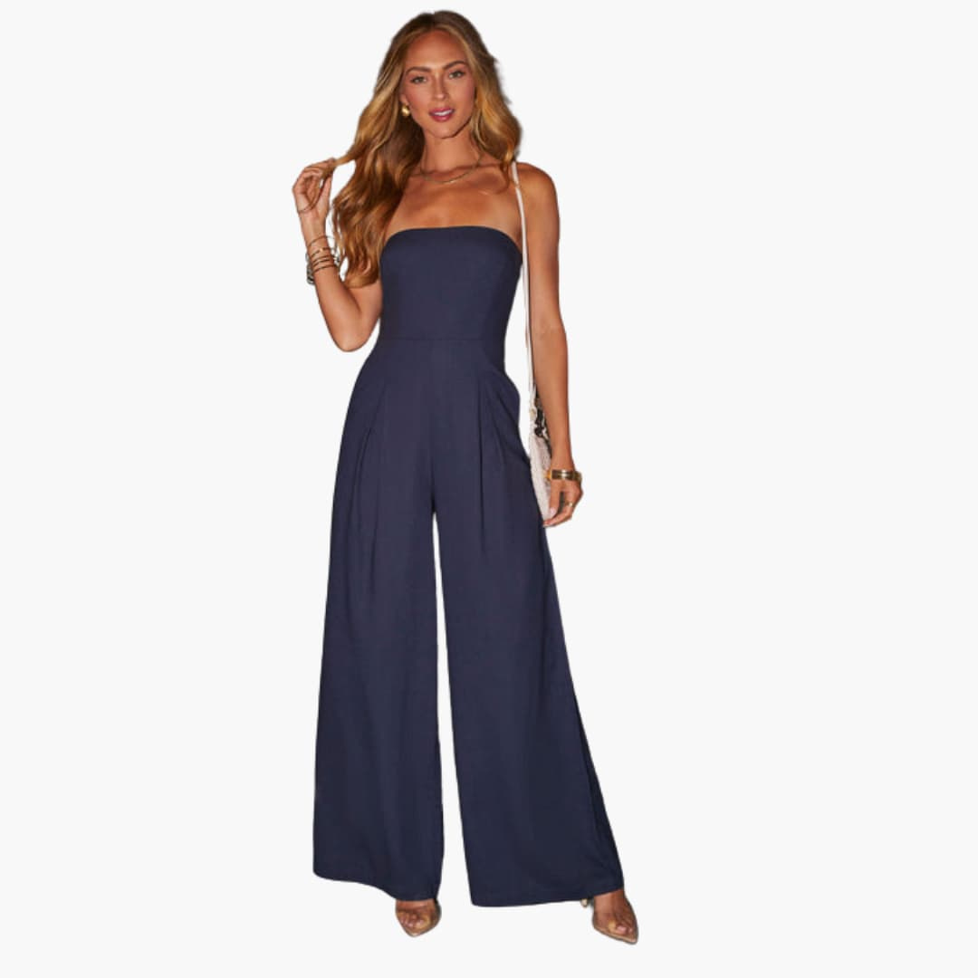 Ashley Chic Strapless Jumpsuit