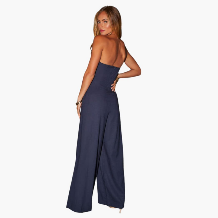 Ashley Chic Strapless Jumpsuit