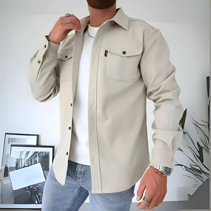 David Stylish Button-Up Shirt