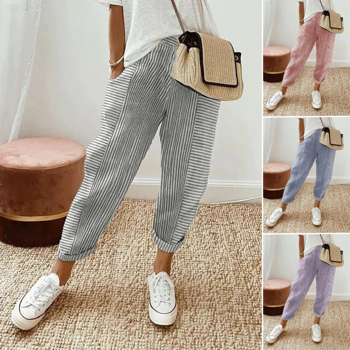 Caroline Cozy Striped Pants