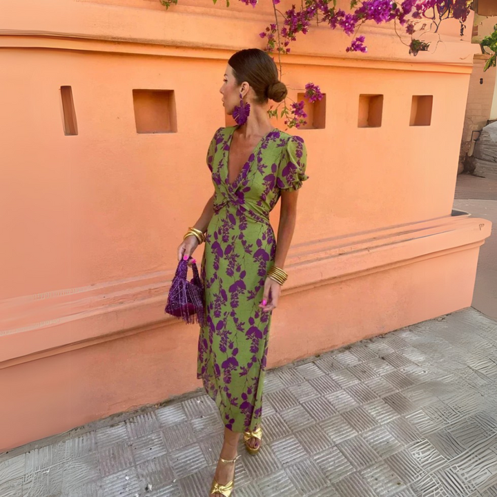 Danielle Floral Midi Dress