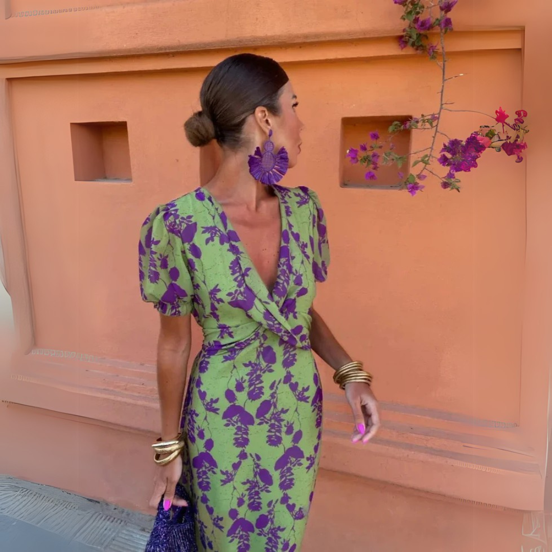 Danielle Floral Midi Dress