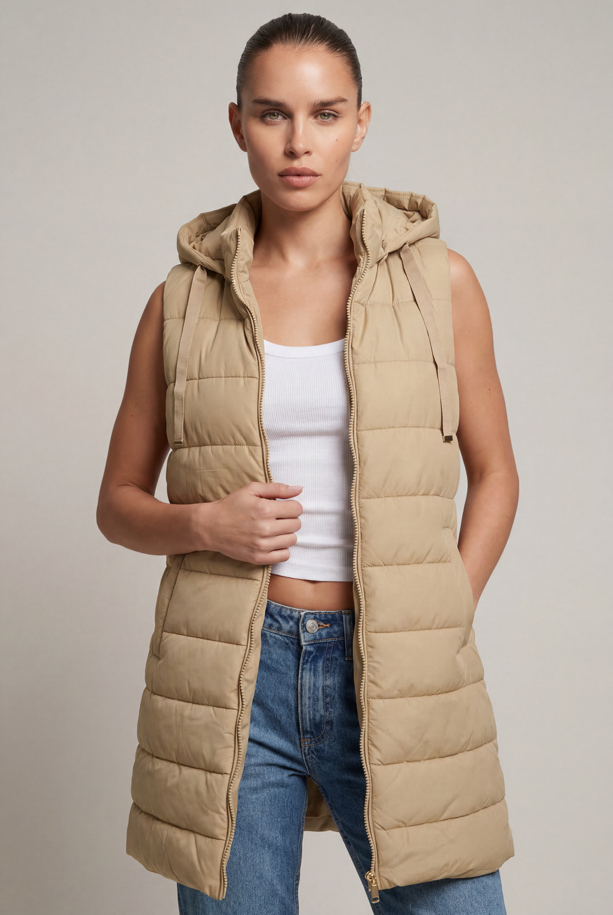 RAIN | Hood Long Puffer