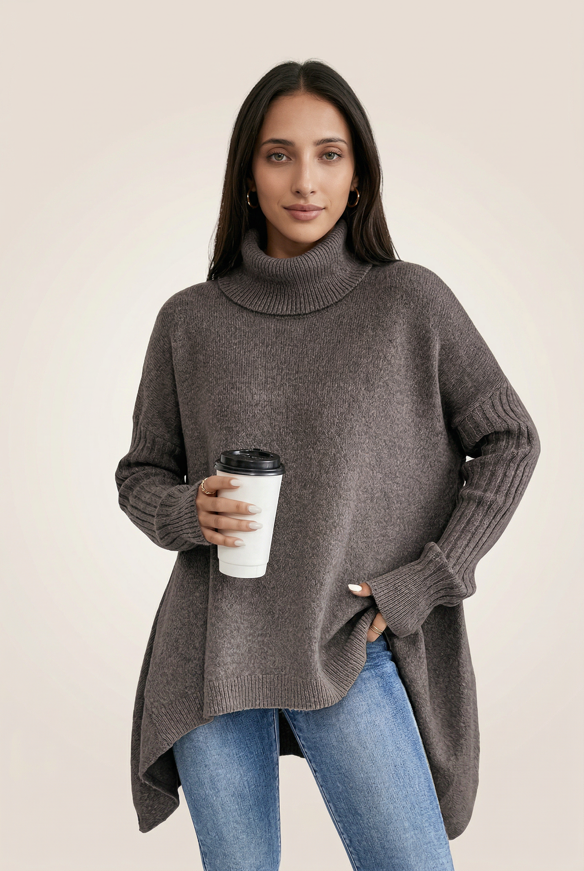 Arlena | Oversized Turtleneck