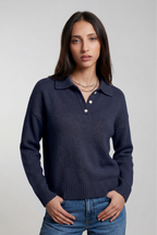 Isabel | Cozy Collared Knit Sweater