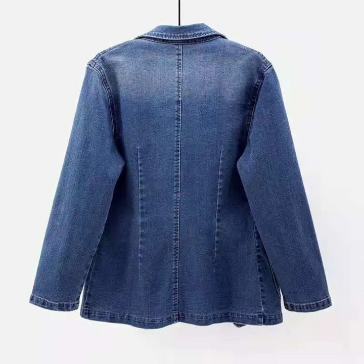 Cleo Blazer En Jean Élégant  