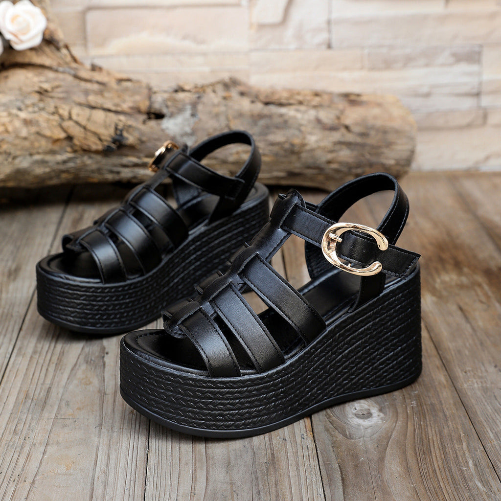 Madeline | Sandals with T-Strap Design