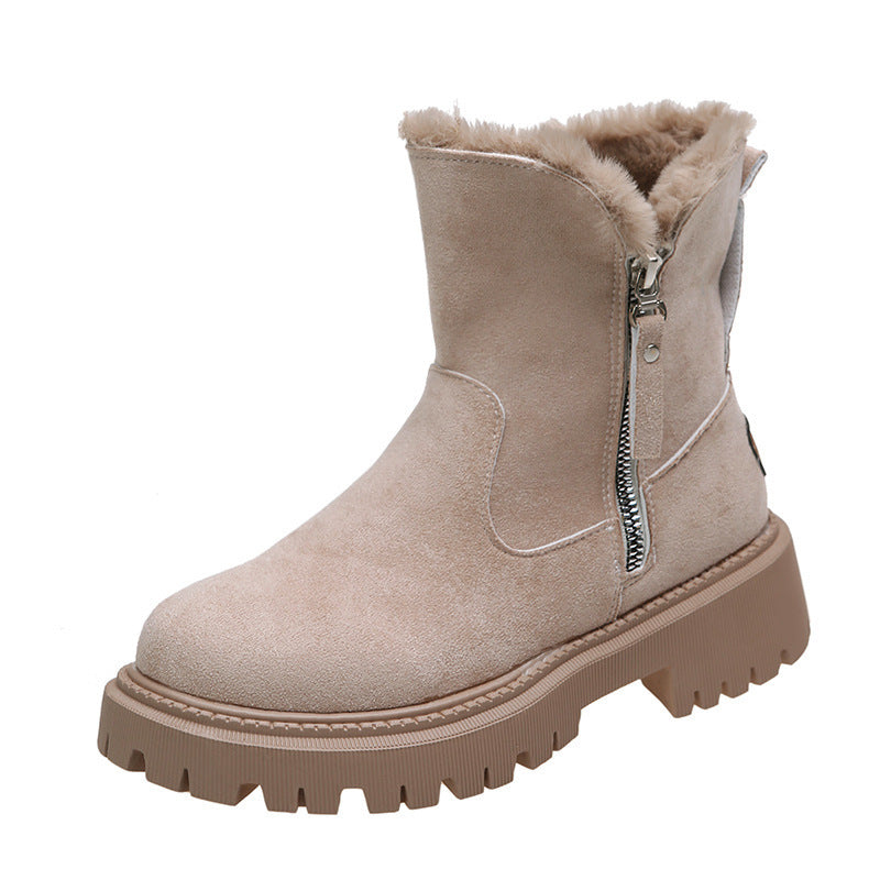 Snow Boots Velvet Warm Cotton Shoes Plus Size