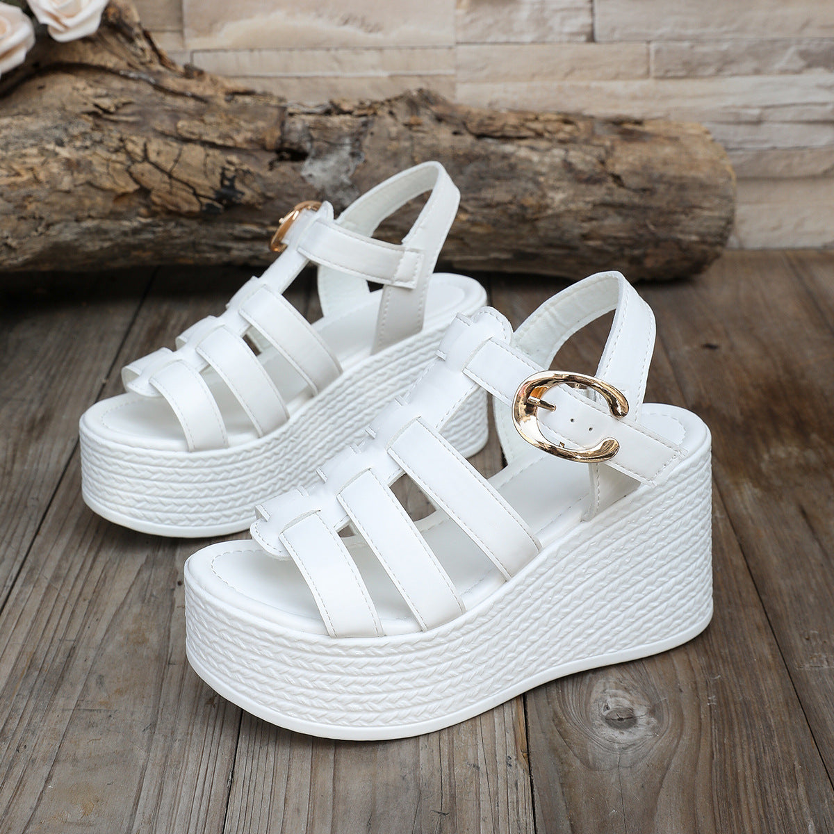 Madeline | Sandals with T-Strap Design