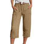 Olivyra | Lightweight Cropped Pants