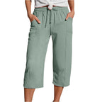 Olivyra | Lightweight Cropped Pants