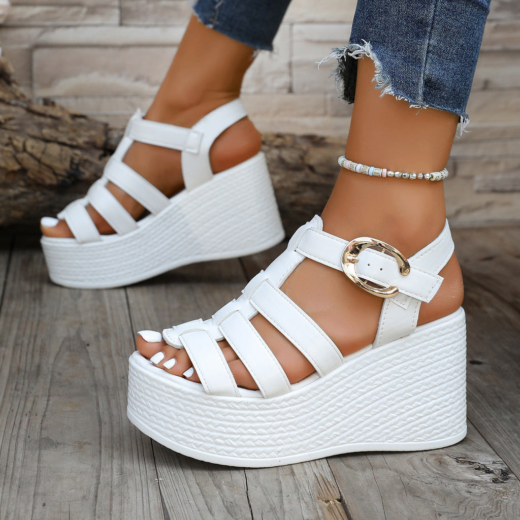Madeline | Sandals with T-Strap Design