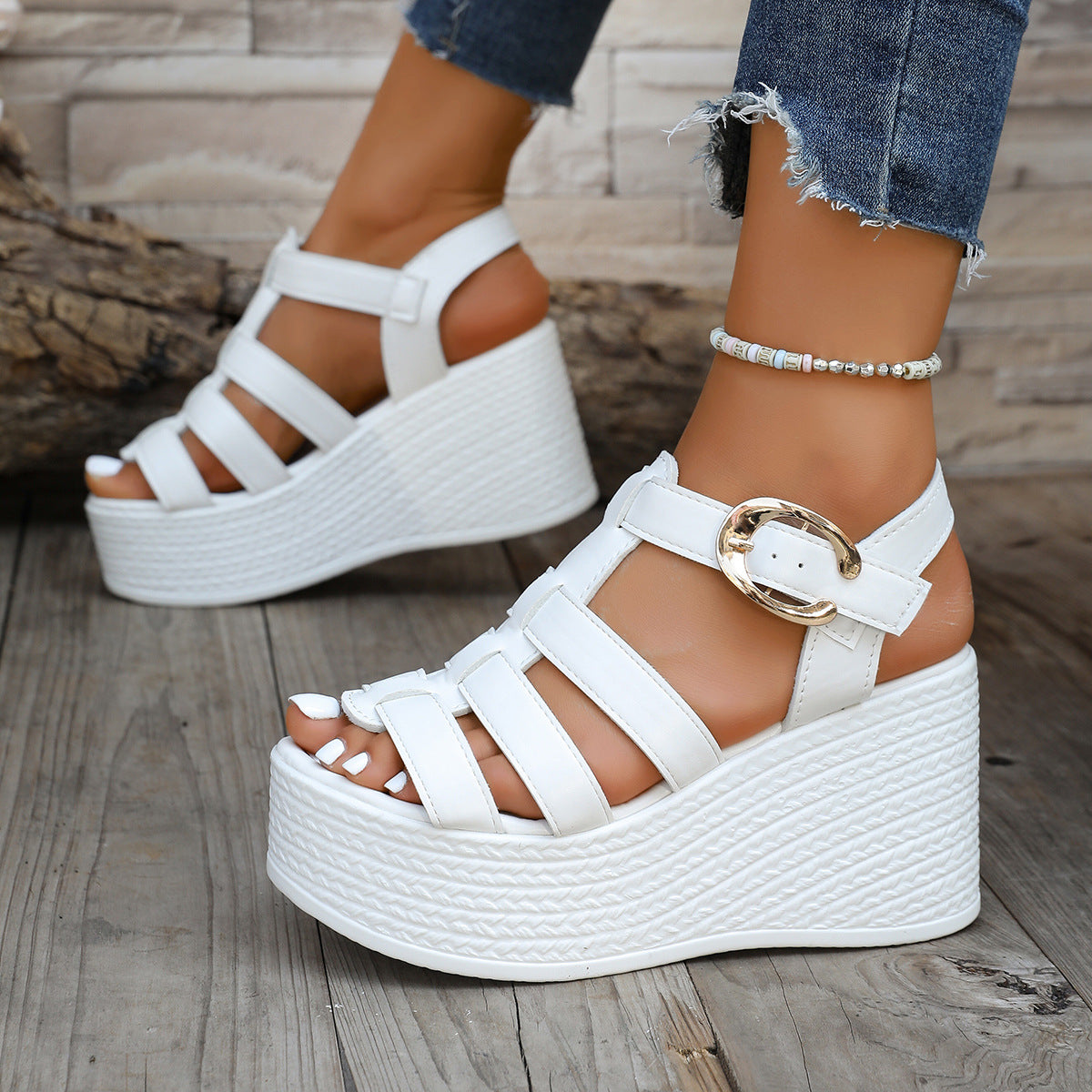 Madeline | Sandals with T-Strap Design