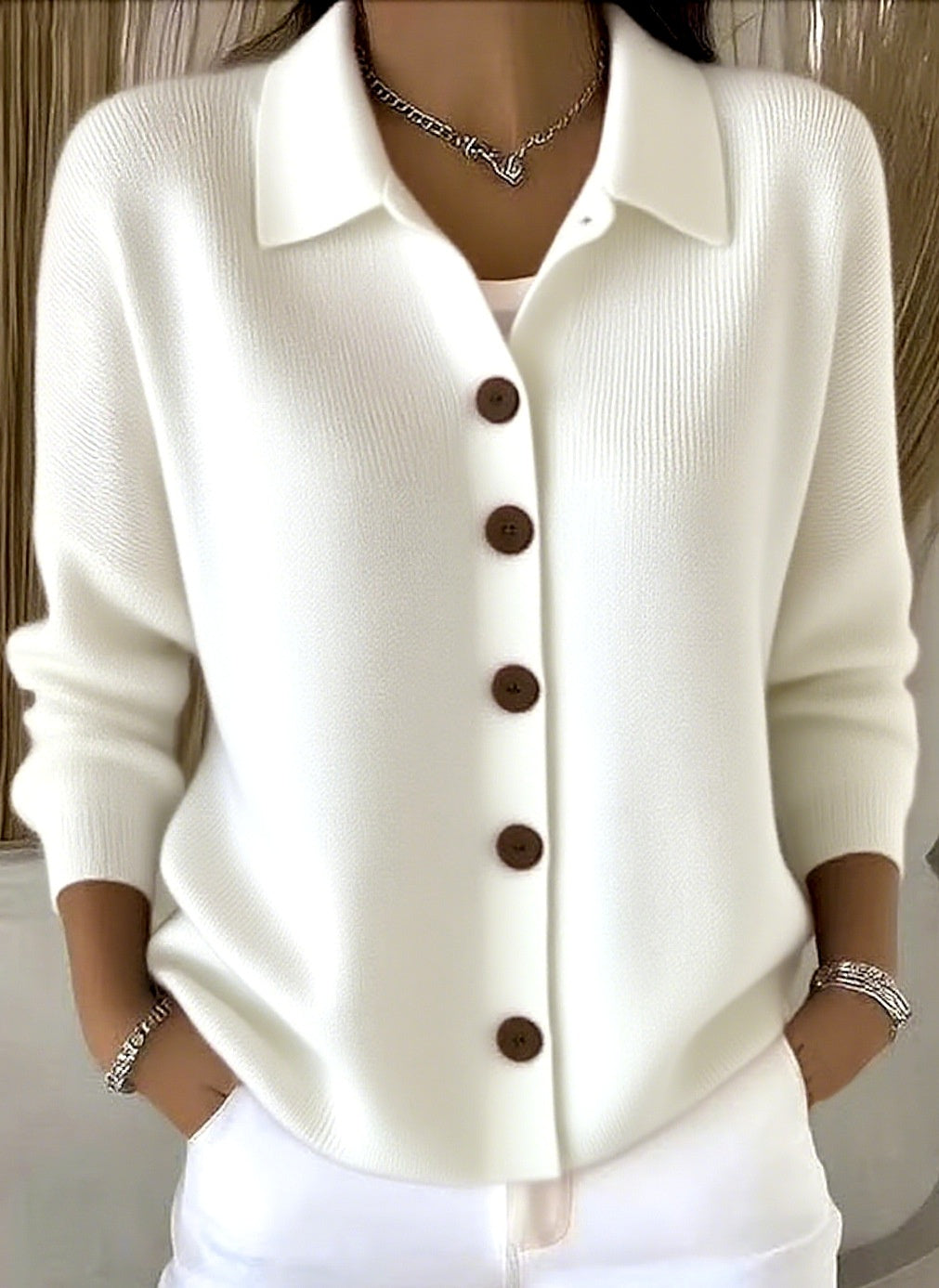 Omfi | Button-Up Knit